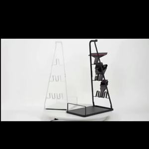 Floor Standing Vacuum Cleaner Storage Bracket Metal Vacuum Cleaner Holder Household Tool Storage Racks for Restaurant Living Room Office