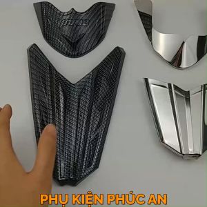 Bộ ốp mỏ đuôi dè xe Vario 125 150 năm 2018 2019 2020 2021 2022 2023 2024 chỉ mũi chắn bùn trước sau che mõm INOX/CARBON