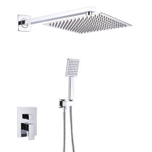 GAOERJIA | Wall-mounted Hidden Waterfall Rain Shower Set