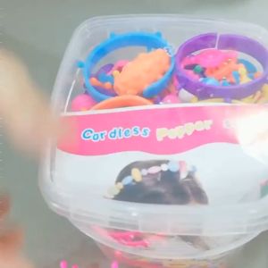 Creative DIY Jewelry Kit for Kids Pop Snap Beads Set for Toddler