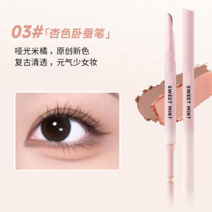 Sweet Mint Double-Headed Eyeliner Pen Natural 3D Non-smudging Highlighting Shading Two-In-One Suitable for Beginners