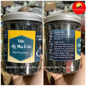 (SALE KHỦNG 30%-60%) Hà thủ ô đỏ mè đen (hũ 500g) - viên hà thủ ô đỏ giúp cải thiện tóc bạc sớm rụng tóc hói đầu mọc tóc hàng lᴏại 1- Qùa Tây Bắc 27