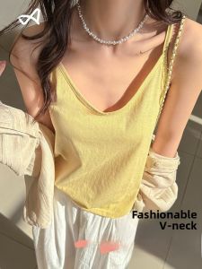 MiiOW | MiiOW Womens Strap Vest Loose Fit Sleeveless V-Neck Sweet Style Inner Wear Top New 2025 Fashion Cat Person Brand