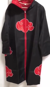 Naruto Cosplay Costume Akatsuki Cloak Sasuke Uchiha Itachi Cape Anime Cosplay Costume Hallowee Party
