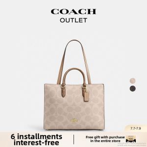 Coach | Leather Print Tote Bag Large