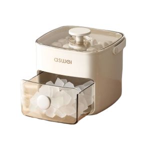 Khay Đá Ép Dung Tích Lớn Cấp Thực Phẩm Mới 2024 Khay Đá Di Động Trong Tủ Lạnh Đồ Dùng Nhà Bếp Dụng Cụ Nhà Bếp