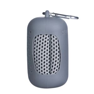 Cold Towel Circular Silicone Wrapped Cooling Towel Quick Drying Microfiber Towels Beach Accessories Towel Sport Fitness 1PC