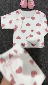Setelan Baju Anak Perempuan Lengan Panjang Atasan Bawahan Lucu Terbaru Usia 1 2 3 4 Tahun #022