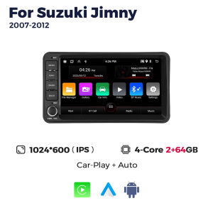 7inch Android 15 Car Radio for Suzuki Jimny 3 2007 - 2012 Carplay Auto Multimedia Player Navigation GPS FM Autoradio Head Unit