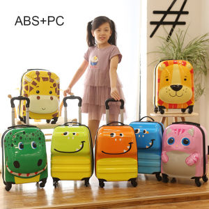 New 18 Inch Carrier Childrens Girl Carry-on Cabin Travel Boarding Suitcase With Wheels Kids Trolley Rolling Luggage Bag Check-in Case For Boy Free Shipping