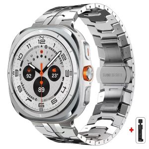 Stainless Steel Strap For Samsung Galaxy Watch Ultra 2025 Metal Correa No Gaps Band For Samsung Galaxy Ultra 47mm Men Bracelet