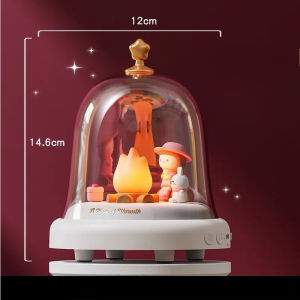 Exquisite Design Carousel Music Box with Light Carousel Painted Ferris Wheel Ornaments Plastic Easy Use Carousel Christmas Gifts