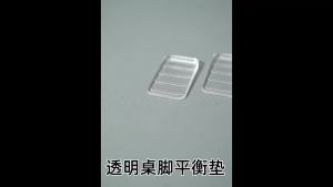 8pcs Transparent Plastic Wedge Shims Adjustable Furniture Levelers Cuttable Hard Table Pads for Uneven Surfaces Doors Floors