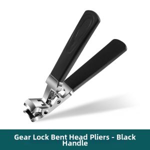 Ergonomic Grip Long Handle Curved Tip Nail Clippers Stainless Steel