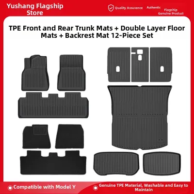 YUSHANG | For Tesla Model3/Y Models Updated TPE Floor Mats