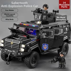 Xe Đồ Chơi SUV SWAT Cảnh Sát cho Bé Trai Hợp Kim