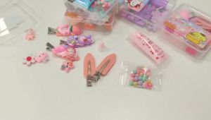 Mumystation DIY Jepit Rambut Krim Bahan Lem Klip Jepit Rambut Perempuan Buatan Tangan Aksesoris