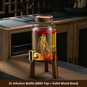 CRISTALGLASS | Sealed Home-use Ginseng & Herbal Wine Bottle