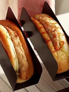 Khuôn Làm Bánh Hình Chữ U Chống Dính Nướng Xúc Xích Bánh Mì Nướng Bánh Quy Que Pháp Dụng Cụ Làm Bánh Quy Lijiao Phụ Kiện Nhà Bếp