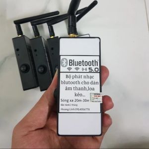 Bluetooth thu nhạc điện thoại loptop phát nhạc ra dàn loa thích hợp pin sạc