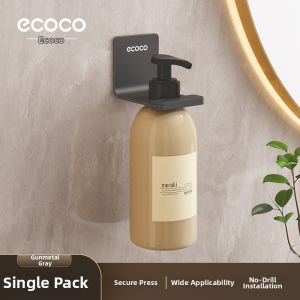 ecoco | Wall Mounted Multifunctional Bathroom Storage Rack Drill-free