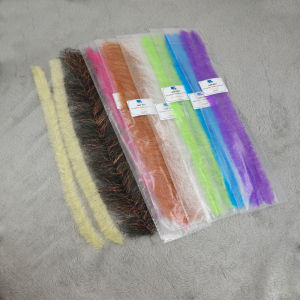 2Packs multiple Width Streamer Dubbing Brush Fly Fishing Tying Material Salmon Steelhead Flies,Substitute for Chenille/Hackle