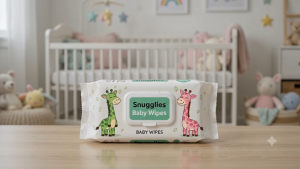 Snugglies Baby Wipes - Gentle & Fragrance-Free: Travel-friendly Imported } USA