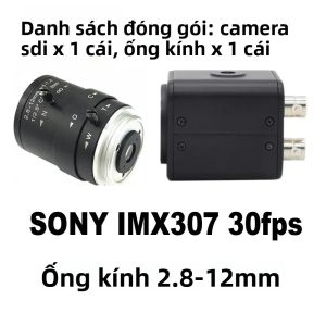 Camera CCTV Công Nghiệp 3G-SDI 2.0MP 1080P 60fps Ống Kính Hộp An Ninh 2.8-12mm Dành Cho Giám Sát Trong Nhà Buổi Hòa Nhạc Trực Tiếp Y Tế