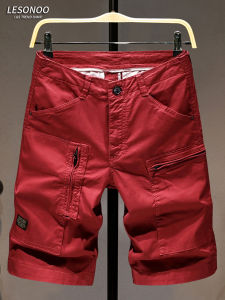 LIANSENNIAO | Punk Cool Casual Workwear Elastic Shorts