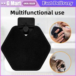 ⭐️【Local Warehouse】【With Sucker】Body Scrubber Exfoliates Black Bath Brush Silicone Bath Brush Bathroom Supplies Bathing Tools Wall Mountable 1 Pcs Shampoo Brush