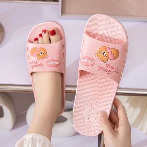 Quiet Anti-Odor Home Slippers Summer Bathroom Non-Slip Soft Bottom Indoor Slippers for Men And Women Couple Slip-On Shoes