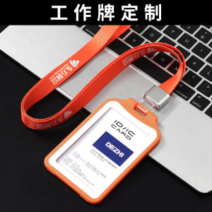 Cute Nurse Work ID Card Holder Lanyard: Easy Clip on Badge Holder, Student Attendee Badge Holder, and Korean Style Business Card Case