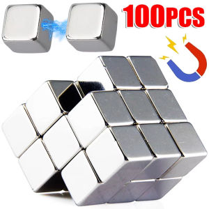 Anglebabylife 100/10PCS Strong Neodymium Magnets Mini Square Cube: DIY Crafts & Organization