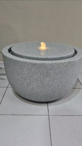 น้ำพุน้ำล้นแต้งบ้าน อ่างน้ำพุหน้าบ้านจัดสวน น้ำตกจำลองเสริมฮวงจุ้ย น้ำพุน้ำล้นมงคลสำนักงานร้านค้า รุ่นGranilite MZ16168JA