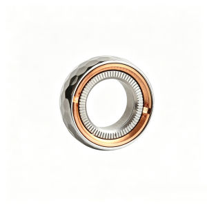 Hammer Stone Pattern Magnetic Ratchet Fidget Ring Metal EDC Mechanical Fidget Toy Fingertip Spinner ADHD Stress Relief Toy
