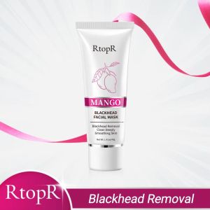 RtopR Mango Blackhead Remover Acne Nose Oil-control Mud Pore Strip Mask Whitening Cream Peel off Mask Nose Peel Skin Care