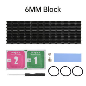 6mm 3mm SSD Heatsink Heat Dissipation Radiator M.2 Cooling Heat Sink Heat Thermal Pads for M.2 NGFF 2280 PCI-E NVME Laptop PC