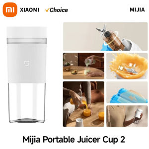 Xiaomi Mijia Portable Juicer 2 Fruit Automatic Juicer Type-C Charging Automatic Rinse Household 300ML Capacity Juicer
