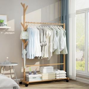 ZHENTAIYUAN | Simple Folding Wooden Coat Rack