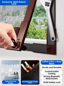 ZTION | Magnetic Invisible Bendable Removable Mosquito Net