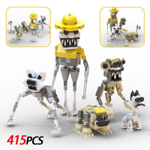 MOC Zoonomaly Game Building Blocks Monster Brick Anime Cat Elephant Koala Monkey Block Toys For Kids Birthday Easter Gift