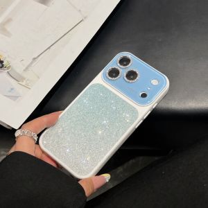 EOENKK | New Fashion Glitter Diamond Phone Case For iPhone 16 15 14 13 17 12 18 Pro Max 18 Pro Glass Bling Camera Protection Bumper Cover