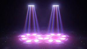 16‑Arms Vajra Pattern Spider Beam Light Sound‑Activated Rotating Atmosphere Fixture for KTV DJ Bar & Disco Party Events
