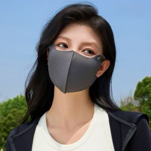 MiiOW | Cat Lady High Aesthetic Value Ice Sensation Sunscreen Face Mask Women Summer Travel Commuting UV Protection Silk Face Shield