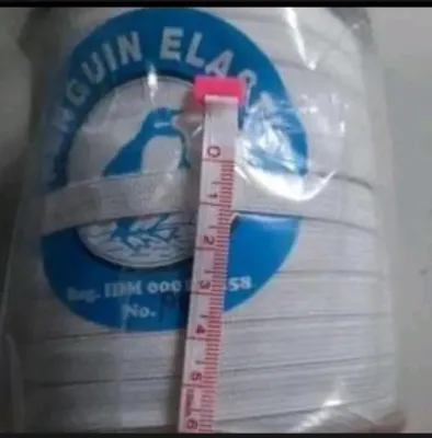 KARET ELASTIS PENGUIN//UKURAN 1 CM//ECERAN VARIAN ISI 5 METER/ISI 10 METER
