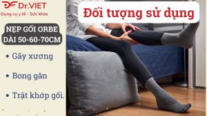 Nẹp gối ORBE dài 50-60-70cm - Hỗ trợ cố định vùng quanh khớp gối