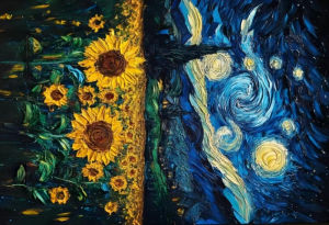 500/1000/1200/2000PCS Starry-night Chrysanthemums Difficult Jigsaw Puzzle Decompression Toys Game Family Fun
