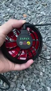 Quạt áo điều hòa 24V.Hãng JAPAN (hàng xịn)Quạt 9 cánh - động cơ không chổi than +Tặng kèm dây kết nối