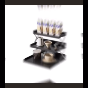 >SG Stock> Metal Height Adjustable and Folding Rack Cups Stand Cups Holder Desktop Organizer Coffee Organizer Rack Office Table Rack Foldable Small Ladder Shelf Kitchen Rack Kitchen Shelf Countertop Organizer Rack Desk Rack Makeup Rack Cosmetics Rack