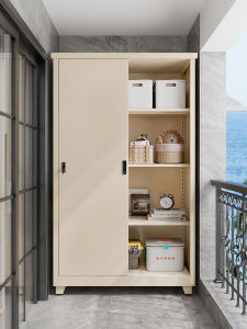 DIBIOU | Indoor Outdoor Waterproof Multi-level Steel Storage Cabinet